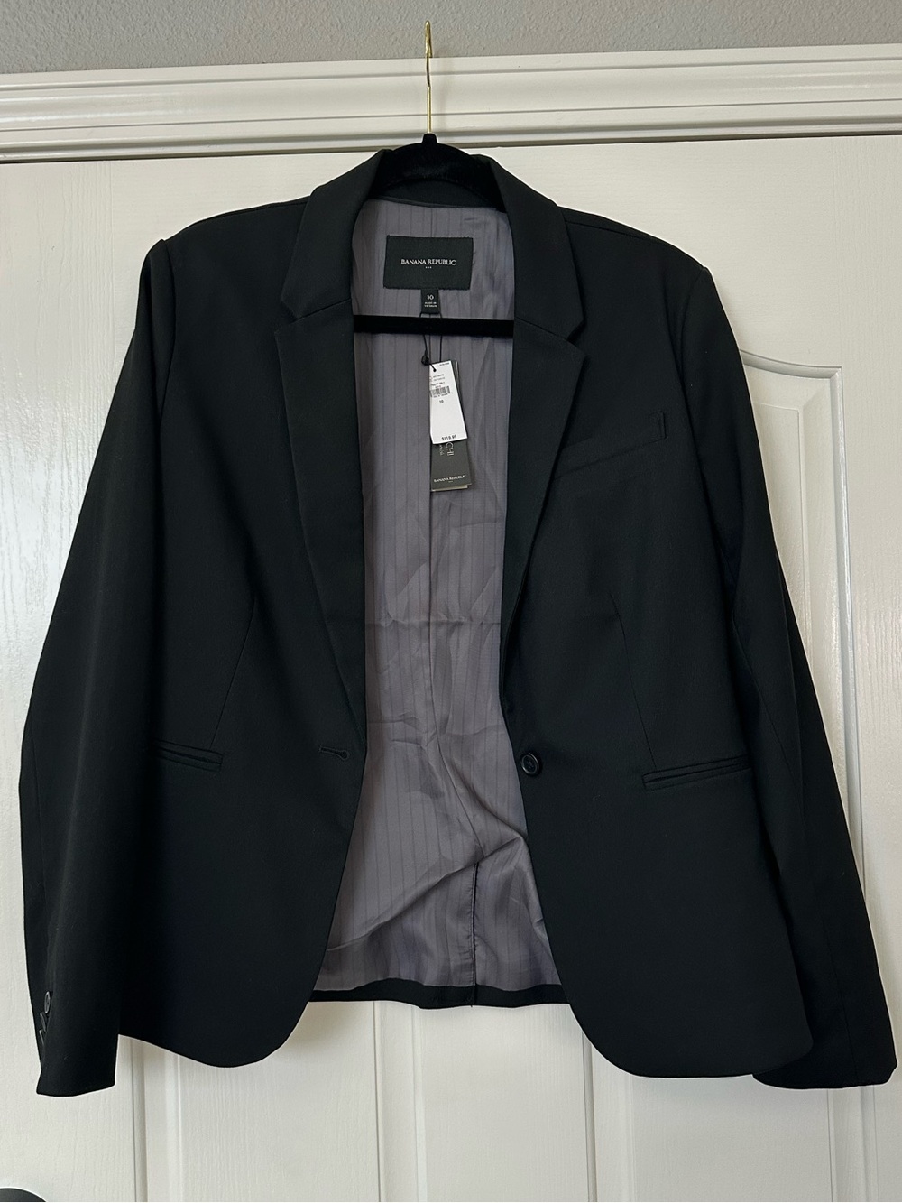 Banana Republic Black Single-Button Women's Blazer
